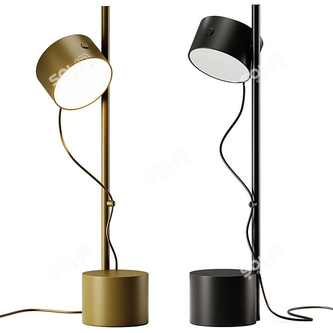  Muuto Post Table Lamp 3D model image 1