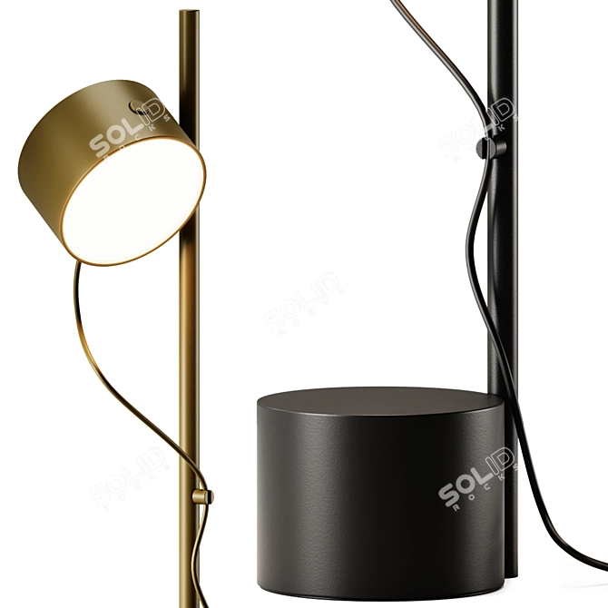  Muuto Post Table Lamp 3D model image 4