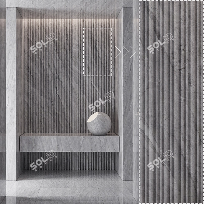 High-detail Marble Stone Material 3D model image 2