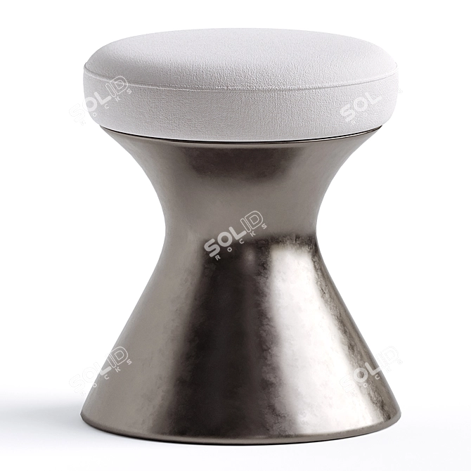 Elegant Tula Stool by Chaaban 3D model image 1