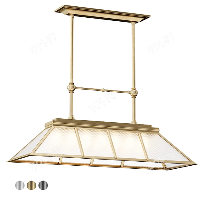 Ralph Lauren Rivington Billiard Chandelier 3D model image 1