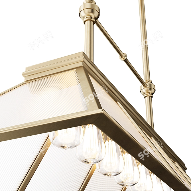 Ralph Lauren Rivington Billiard Chandelier 3D model image 4