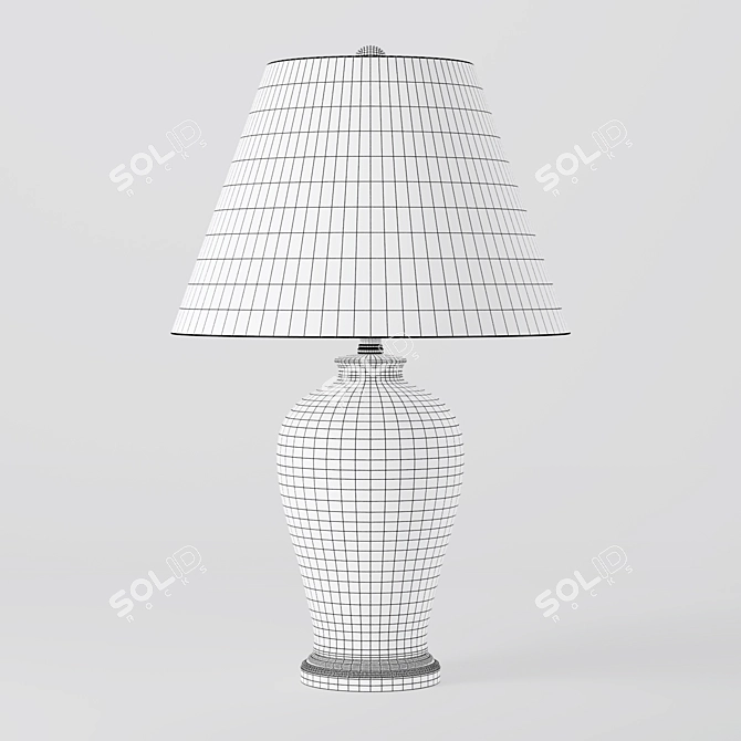 Cottage Table Lamp - Jonathan Y 3D model image 3