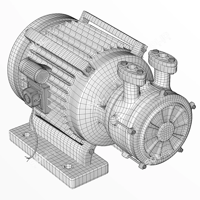 Compact Pumping Station for Projects 3D model image 3