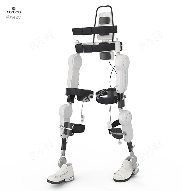 Advanced Robot Prosthetic Exoskeleton 3D model image 3