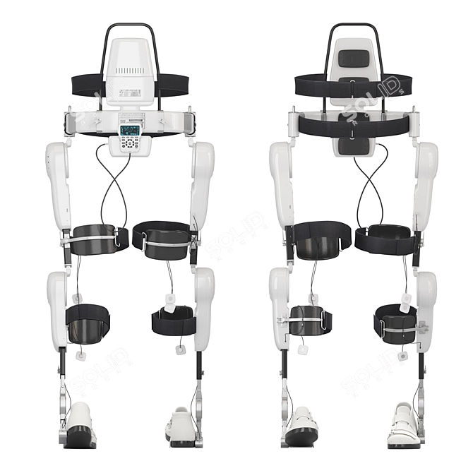 Advanced Robot Prosthetic Exoskeleton 3D model image 4