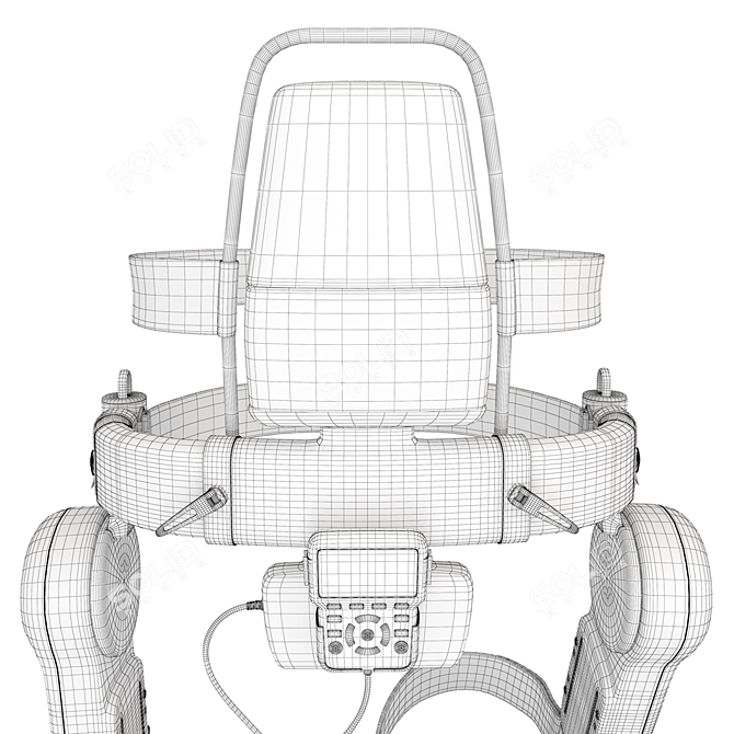 Advanced Robot Prosthetic Exoskeleton 3D model image 7