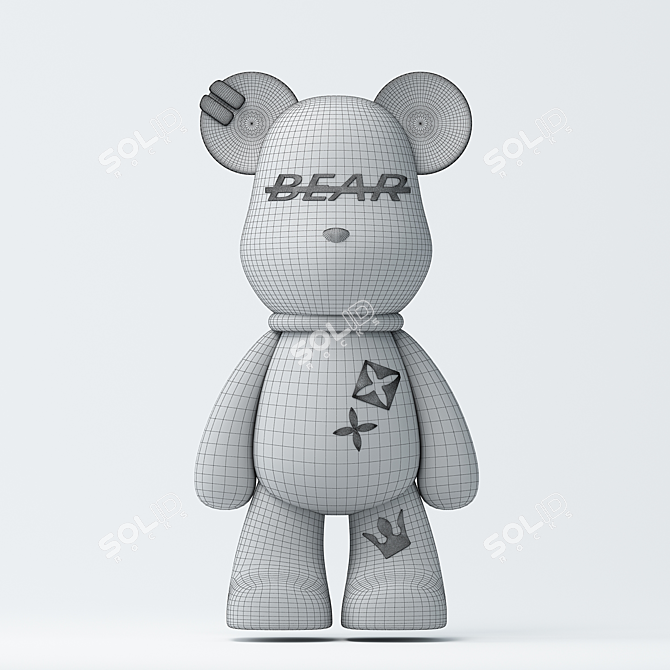 Bearbrick 3D Model Download Vue 3D model image 2