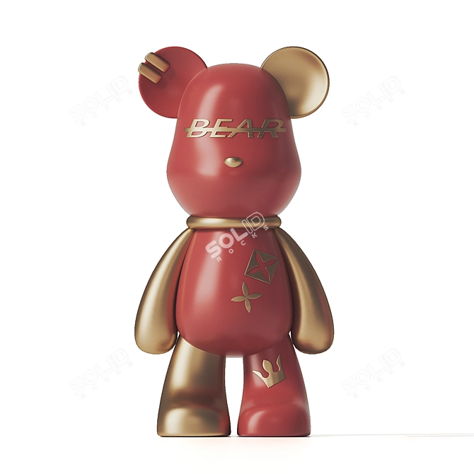 Bearbrick 3D Model Download Vue 3D model image 3