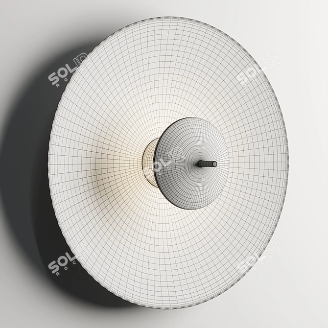 Modern Luna Wall Sconce 3D model image 3