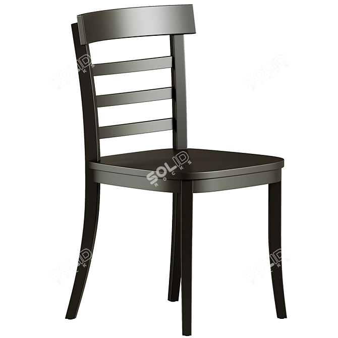 Elegant Liam Dining Chair 3D model image 5