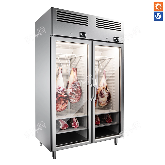 Versatile Fridge FRSI13GE2 3D model image 1