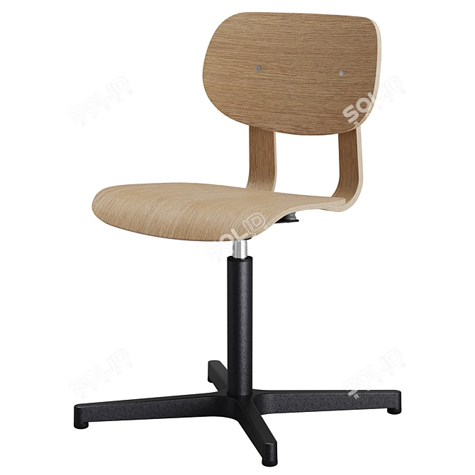  HD Chair Pedestal in Designer Finishes 3D model image 2