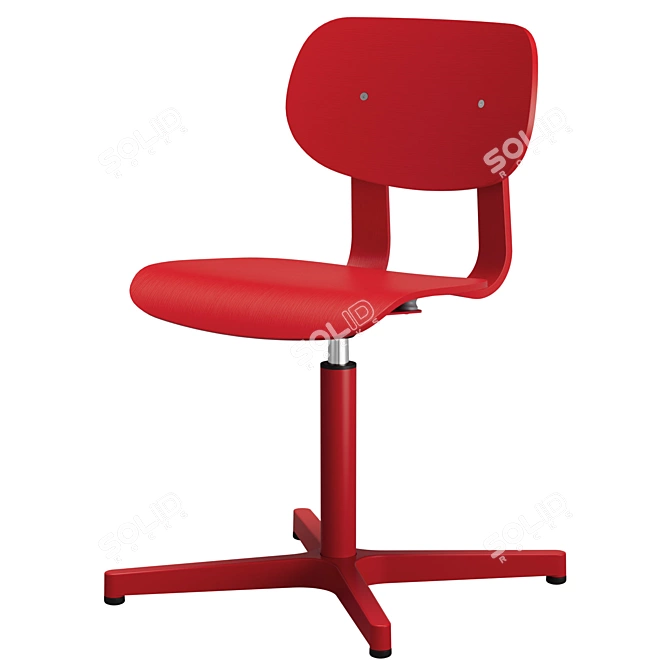  HD Chair Pedestal in Designer Finishes 3D model image 3