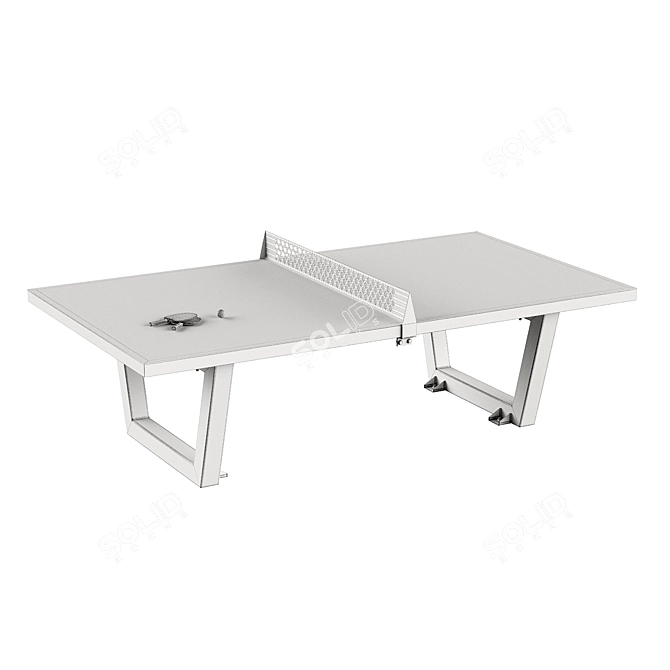 Multifunctional Ping Pong Table 3D model image 4