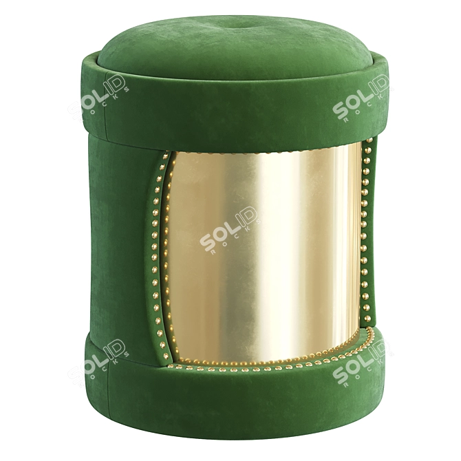 Luxxu Pouf Armour 2016 Collection 3D model image 4