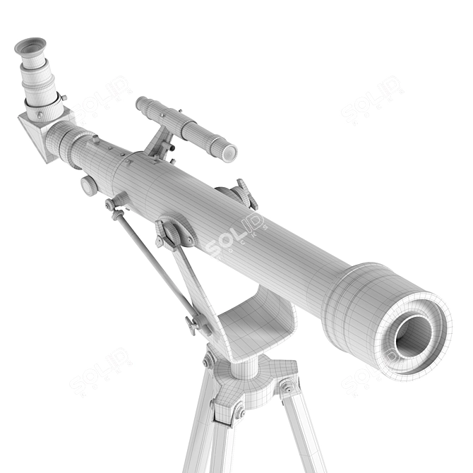 Sigeta Crux Telescope: Beginner Level Astronomy 3D model image 6