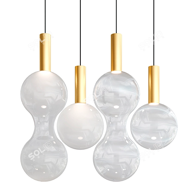 Sfera & Sfer’Otto LED Pendant Lamp 3D model image 1