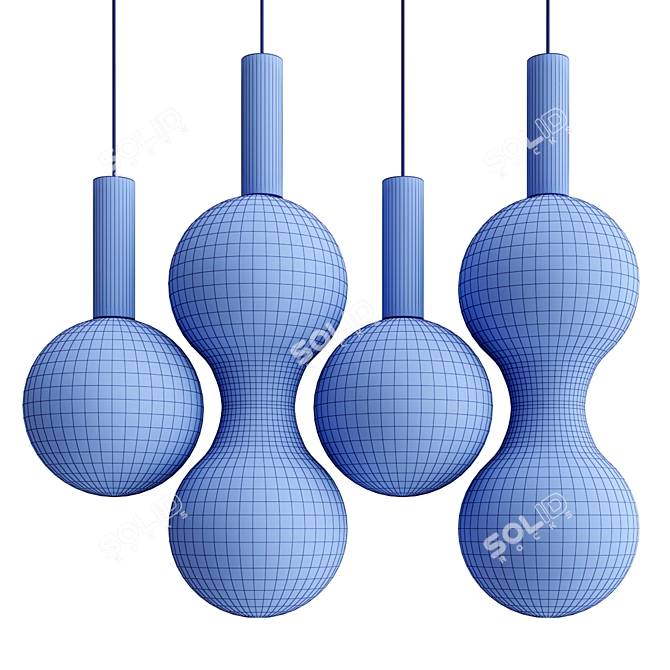 Sfera & Sfer’Otto LED Pendant Lamp 3D model image 4