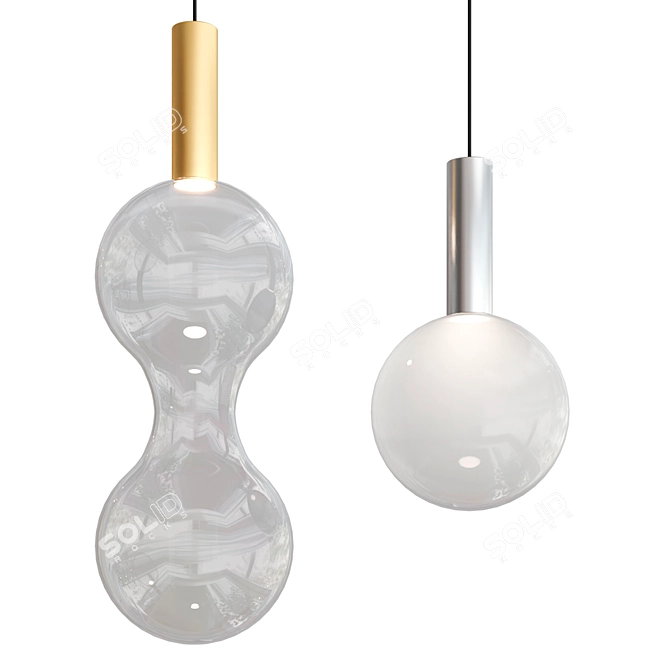 Sfera & Sfer’Otto LED Pendant Lamp 3D model image 5