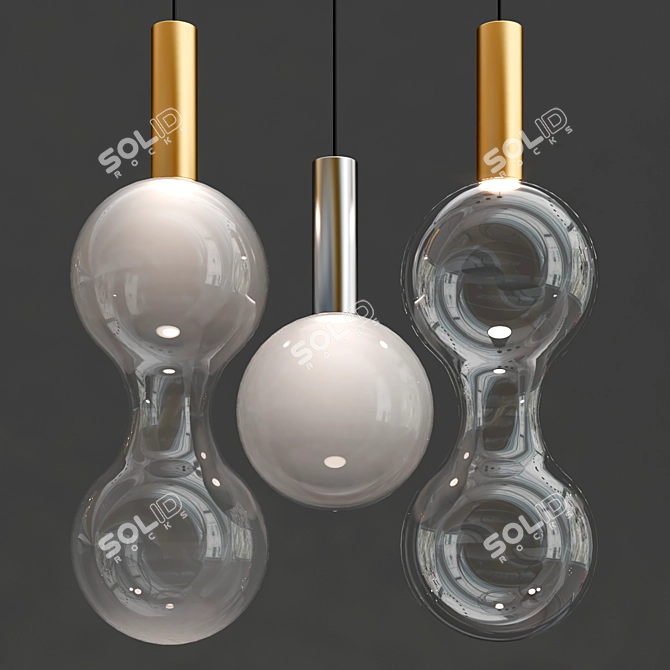 Sfera & Sfer’Otto LED Pendant Lamp 3D model image 6