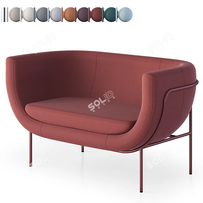 NID 1 Sofa by ARTU 3D model image 1