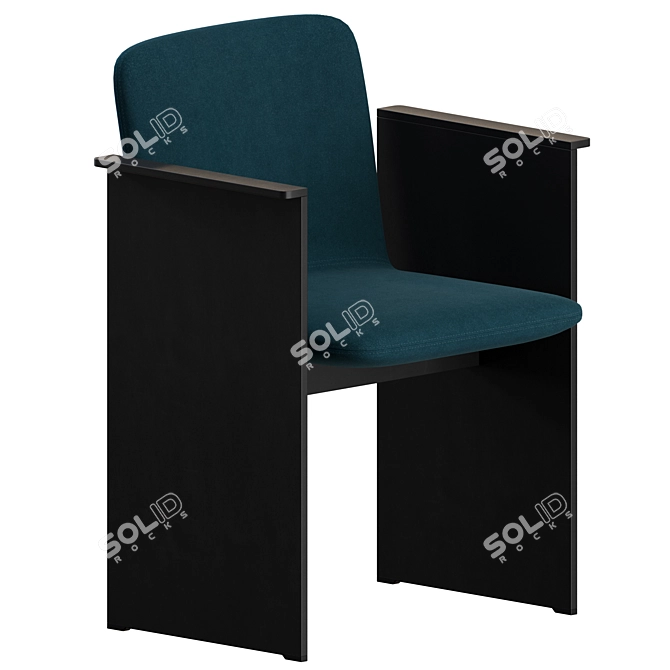 Sleek Modern Flutz Chair Design 3D model image 7