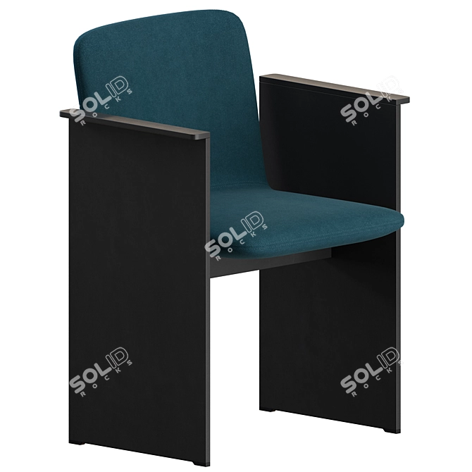 Sleek Modern Flutz Chair Design 3D model image 8