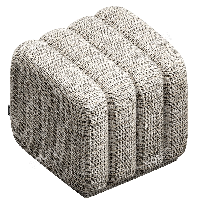 Luxury Eichholtz Ottoman поиской 3D model image 2