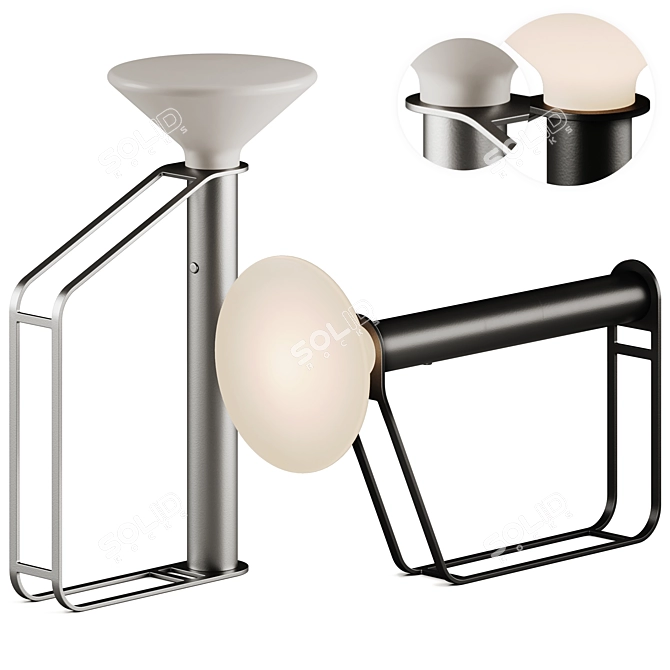 Muuto Piton Portable Lamp 3D Model 3D model image 1