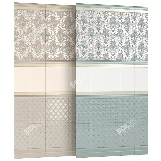 Bragansa Ceramic Tile Collection 3D model image 2