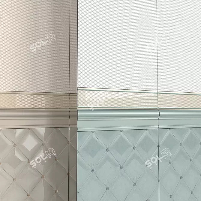 Bragansa Ceramic Tile Collection 3D model image 4