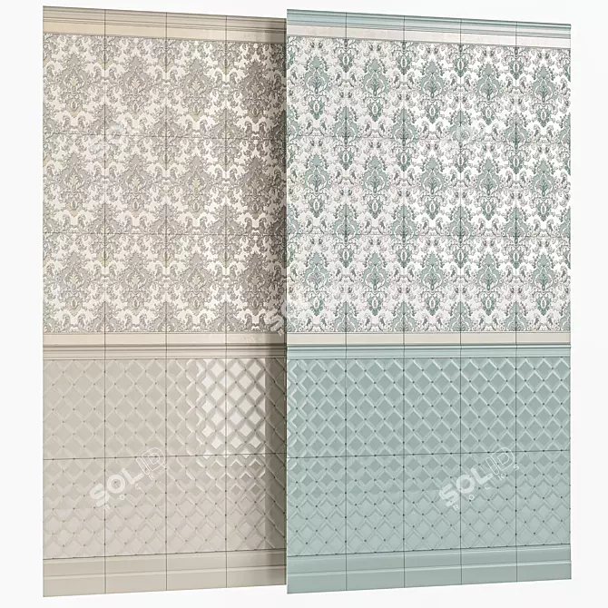 Bragansa Ceramic Tile Collection 3D model image 7