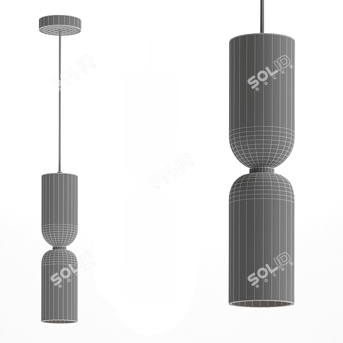 Elegant Maytoni Memory Chandelier MOD177PL-01B 3D model image 3