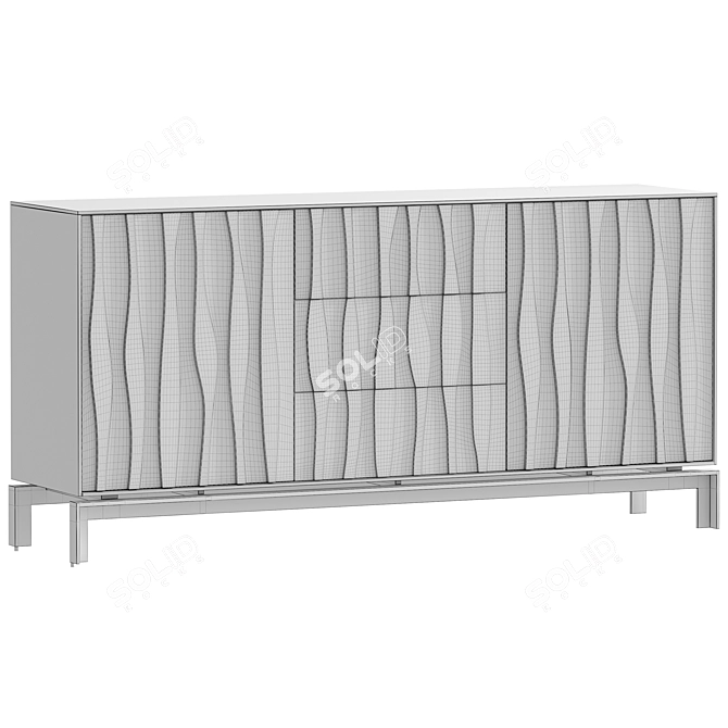 Modern Sahara Buffet 3D model image 2