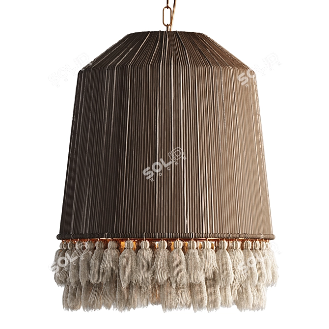 Boho Rara Pendant Lamp, 3D Model 3D model image 3