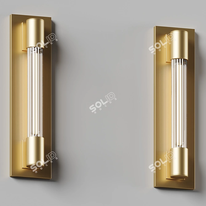 Elegant Riely Wall Sconce Beauty 3D model image 2