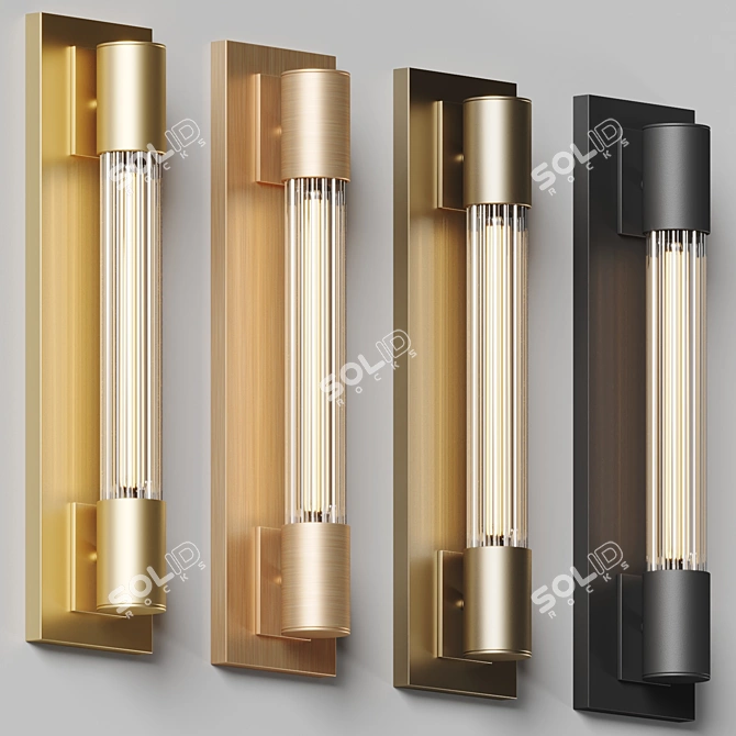 Elegant Riely Wall Sconce Beauty 3D model image 3