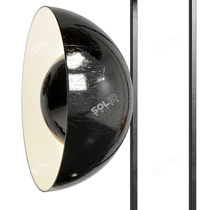 Versatile O3 LED Floor Lamp 3D model image 3