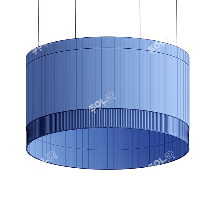 Sleek LED Glass Pendant Lamp 3D model image 5