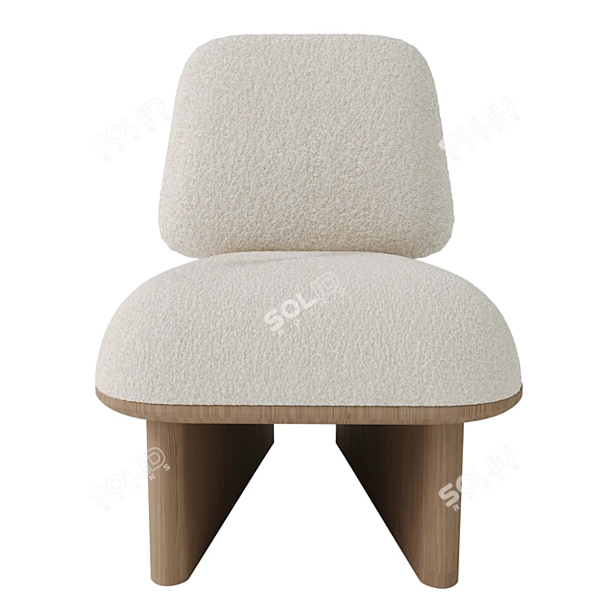 Zen Collection Soft Chair 3D model image 4