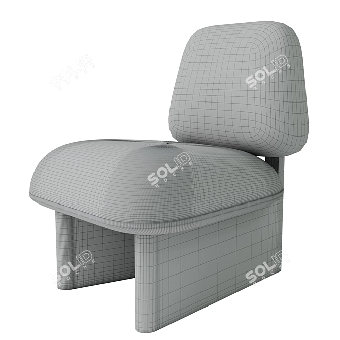 Zen Collection Soft Chair 3D model image 5