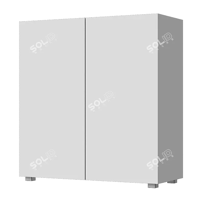  Modern Quaderna 757 Cupboard 3D model image 3