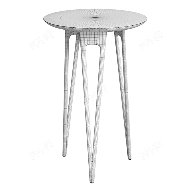  Hairpin Side Table: Stylish Design 3D model image 7