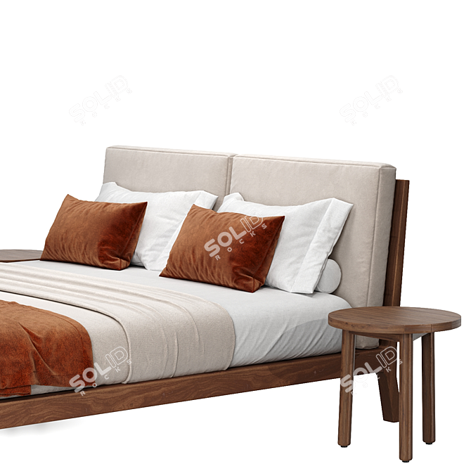 Modern Elegance Markus Bed Set 3D model image 4