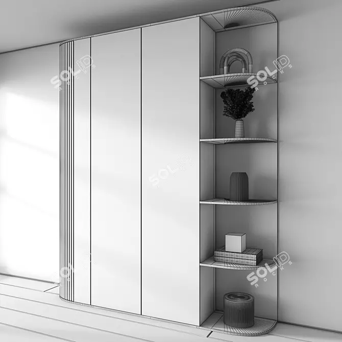 Interior Furniture Set 3DS Max 3D model image 5