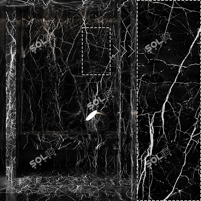 High Detail Marble Stone Panels 3D model image 1