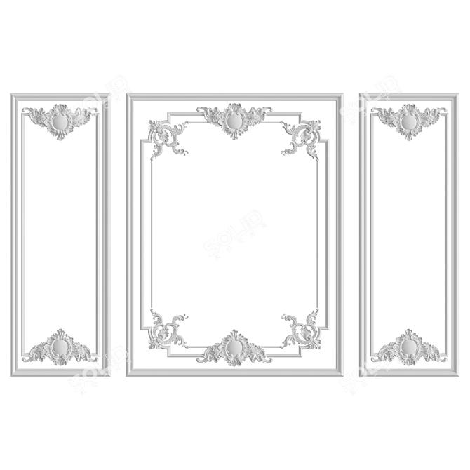 Custom Wall Solution No.102 3D model image 1