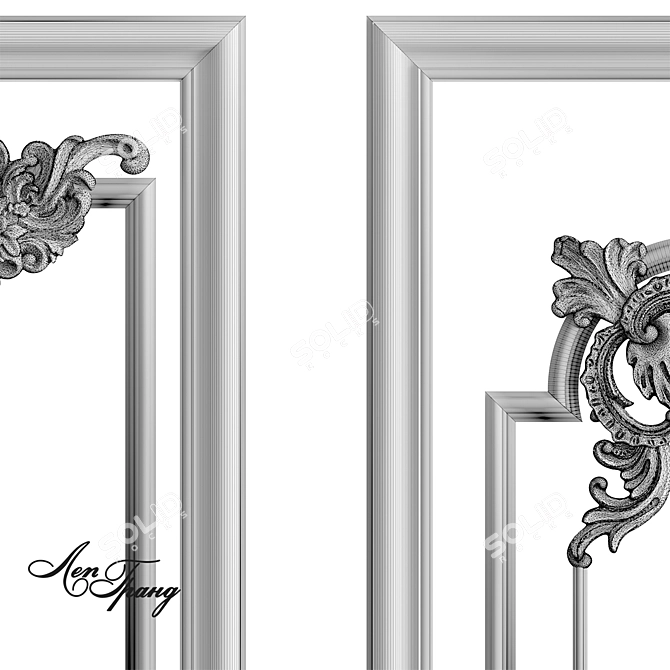 Custom Wall Solution No.102 3D model image 2