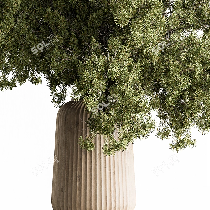 Verdant Greenery Bouquet 176 3D model image 2